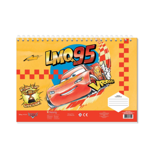 Picture of PAINTING BLOCK CARS - PISTON CUP CHAMPION 23X33 40 SHEETS STICKERS-STENCIL