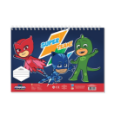 Picture of PAINTING BLOCK PJ MASKS - SUPER TEAM 23X33 40 SHEETS STICKERS-STENCIL