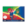 Picture of PAINTING BLOCK PJ MASKS 23X33 40 SHEETS STICKERS-STENCIL