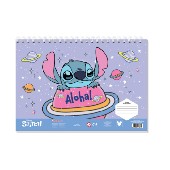 Εικόνα της ΜΠΛΟΚ ΖΩΓΡΑΦΙΚΗΣ STITCH - ALOHA! 23X33 40ΦΥΛΛΑ ΑΥΤΟΚΟΛΛΗΤΑ-ΣΤΕΝΣΙΛ