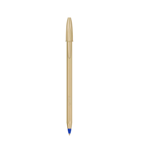 Εικόνα της ΣΤΥΛΟ BIC CRISTAL GLACE ΧΡΥΣΟ ΜΑΤ ΜΠΛΕ ΜΕΛΑΝΙ 1.0MM