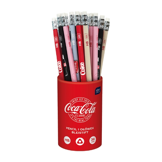 Picture of PENCIL COCA COLA INTERDRUK MIX1 HB WITH ERASER