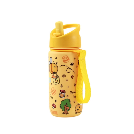 Εικόνα της ΠΑΓΟΥΡΙ ΜΕ ΚΑΛΑΜΑΚΙ i DRINK ID0558A THERM BOTTLE 420ml BEE