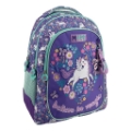 Picture of Primary School Backpack Purple Unicorn 3 Compartments Must Team