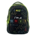 Picture of School Backpack Compact I Am A Genius 3 Compartments Must Team