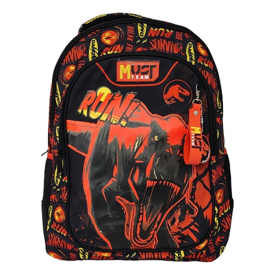 Picture of Primary School Backpack Jurassic World Run 3 Compartments Must Team