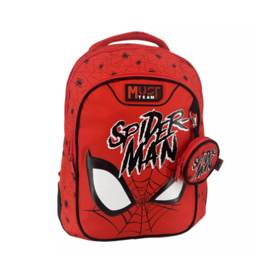 Picture of Primary School Backpack Spiderman Web 3 Compartments Must Team