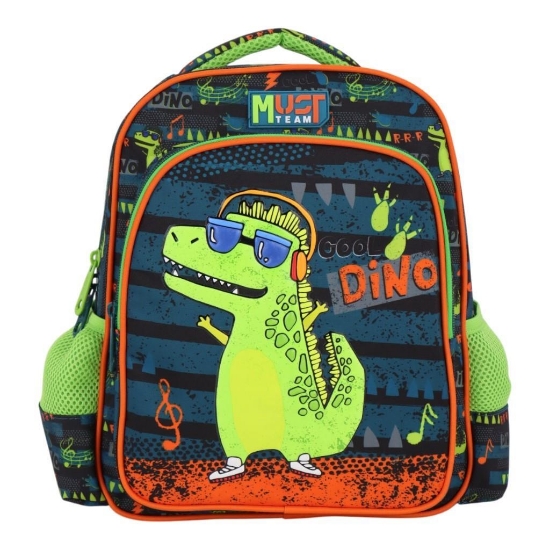 Εικόνα της Σχολική Τσάντα Πλάτης Νηπίου Music Dino 2 Θήκες Must Team