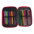 Picture of School Double Filled Pencil Case Spiderman Red Must Team