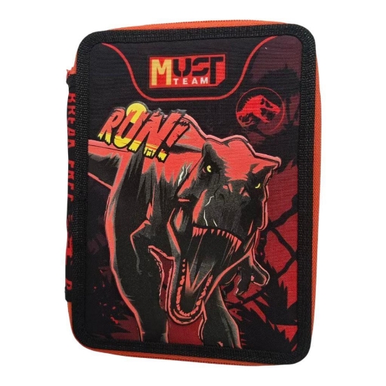 Picture of School Double Filled Pencil Case Jurassic World Must Team