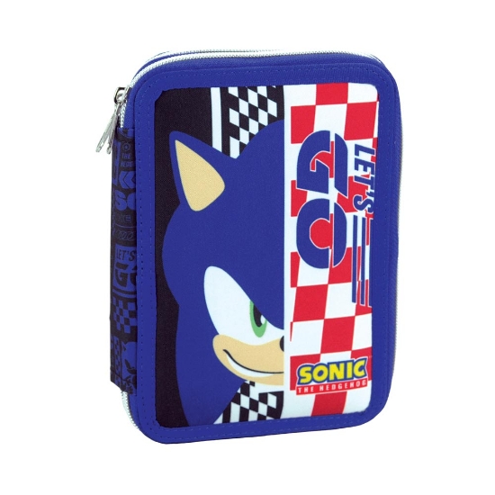 Picture of Pencil Case Double Filled Sonic The Hedgehog Classic Gim