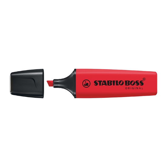 Εικόνα της ΜΑΡΚΑΔΟΡΟΣ ΥΠΟΓΡΑΜΜΙΣΗΣ STABILO BOSS ORIGINAL REAL RED