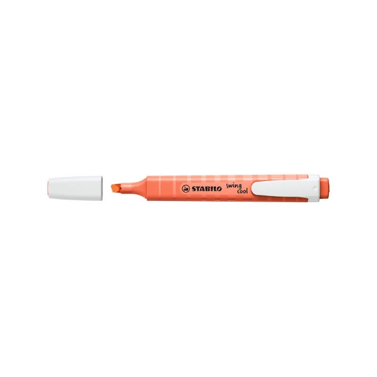 Εικόνα της ΜΑΡΚΑΔΟΡΟΣ ΥΠΟΓΡΑΜΜΙΣΗΣ SWING PASTEL 275/140 CORAL RED STABILO