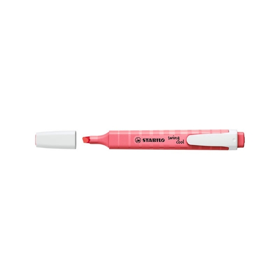 Εικόνα της ΜΑΡΚΑΔΟΡΟΣ ΥΠΟΓΡΑΜΜΙΣΗΣ SWING PASTEL 275/150 CHERRY PINK STABILO