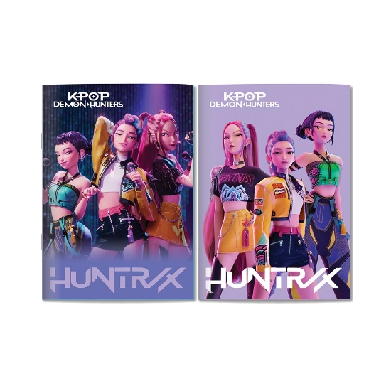 Picture of Notebook Ruled 17x25 K-Pop Demon Hunters Huntrix Microphones 2 Designs Gim