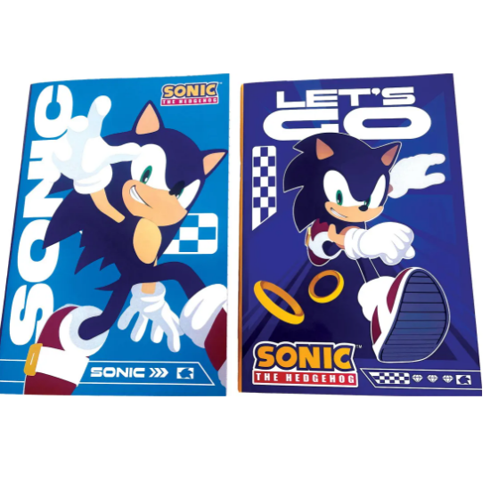 Picture of Notebook Ruled 17x25 Sonic The Hedgehog Classic 2 Designs Gim