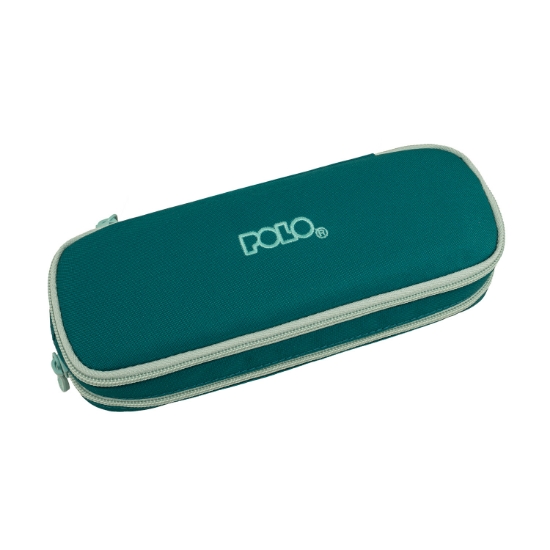Picture of PENCIL CASE 2 COMPARTMENTS TWO-TONE PETROL/PASTEL MINT DUO 2026 937004-5853