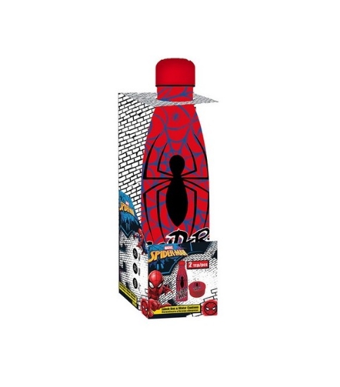 Εικόνα της ΠΑΓΟΥΡΙ ΘΕΡΜΟΣ 500ML ΜΕ ΦΑΓΗΤΟΔΟΧΕΙΟ PP 130ML ΣΕΤ SPIDERMAN