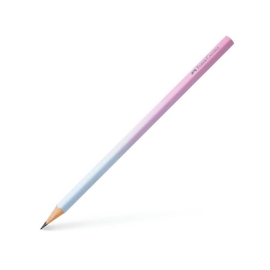 Εικόνα της ΜΟΛΥΒΙ ΤΡΙΓΩΝΙΚΟ FABER CASTELL FLOW EDITION B BLUSHING SKY ΡΟΖ - ΣΙΕΛ