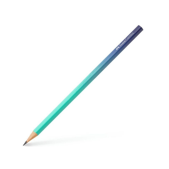 Εικόνα της ΜΟΛΥΒΙ ΤΡΙΓΩΝΙΚΟ FABER CASTELL FLOW EDITION B BUZZING ΜΠΛΕ - ΜΕΝΤΑ