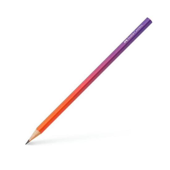 Εικόνα της ΜΟΛΥΒΙ ΤΡΙΓΩΝΙΚΟ FABER CASTELL FLOW EDITION B PUNCHY MELON ΛΙΛΑ - ΠΟΡΤΟΚΑΛΙ