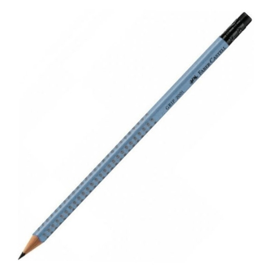 Picture of PENCIL WITH ERASER FABER CASTELL GRIP 2001 HB BLUE RAF