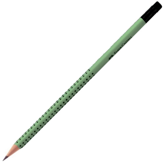 Εικόνα της ΜΟΛΥΒΙ ΜΕ ΓΟΜΑ FABER CASTELL GRIP 2001 HB OLIVE