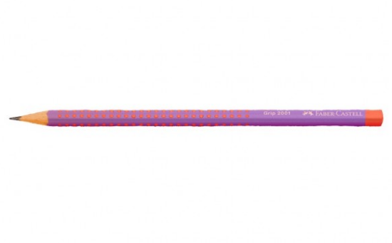 Εικόνα της ΜΟΛΥΒΙ FABER CASTELL GRIP 2001 FLOW EDITION B PURPLE - PUNCHY MELON