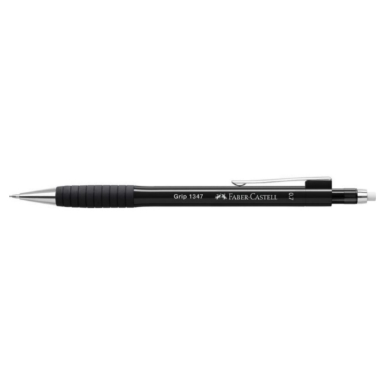 Εικόνα της ΜΗΧΑΝΙΚΟ ΜΟΛΥΒΙ FABER CASTELL GRIP 1347 0.7mm ΜΑΥΡΟ