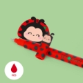 Picture of Erasable Gel Pen Ladybug "Get Lucky" Easter Limited Red Legami