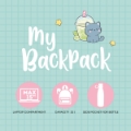 Εικόνα της Σακίδιο πλάτης - My Backpack - Kitty Bubble Tea Legami