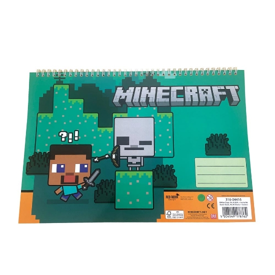 Εικόνα της Μπλοκ Ζωγραφικής Minecraft A4 23x33 Gim