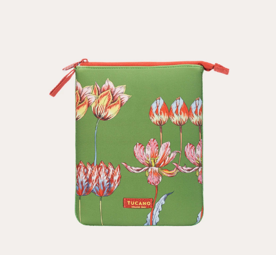 Picture of BOOK COVER FABRIC FLOWER GREEN TUCANO