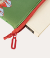 Picture of BOOK COVER FABRIC FLOWER GREEN TUCANO