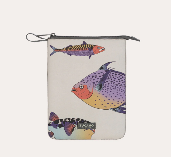 Picture of BOOK COVER FABRIC STRANGE FISH TUCANO