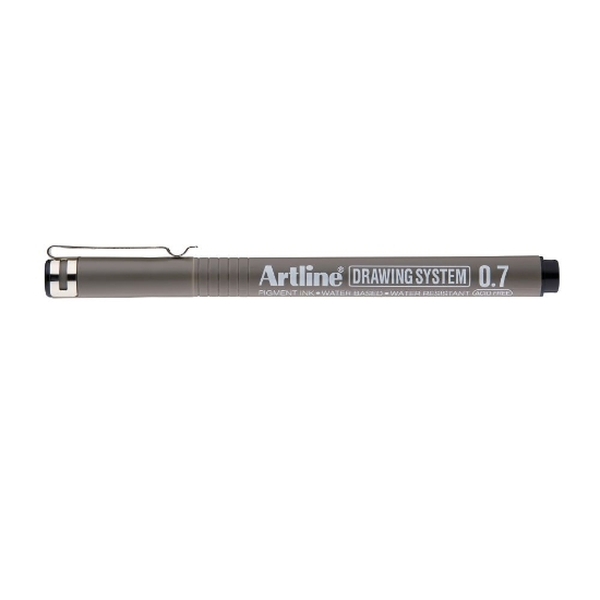 Εικόνα της ΜΑΡΚΑΔΟΡΟΣ ARTLINE ΑΚΙΔΑΣ ΣΧΕΔΙΟΥ DRAWING SYSTEM 0.7 ΕΚ-23 ΜΑΥΡΟ