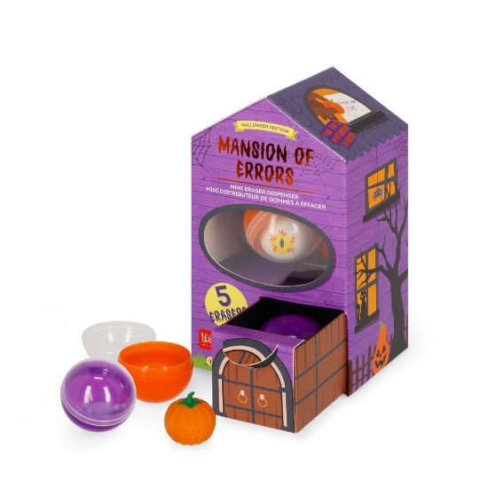 Εικόνα της Σετ 5 Γομών Μίνι σε Θήκη – Mansion of Errors – Halloween Legami