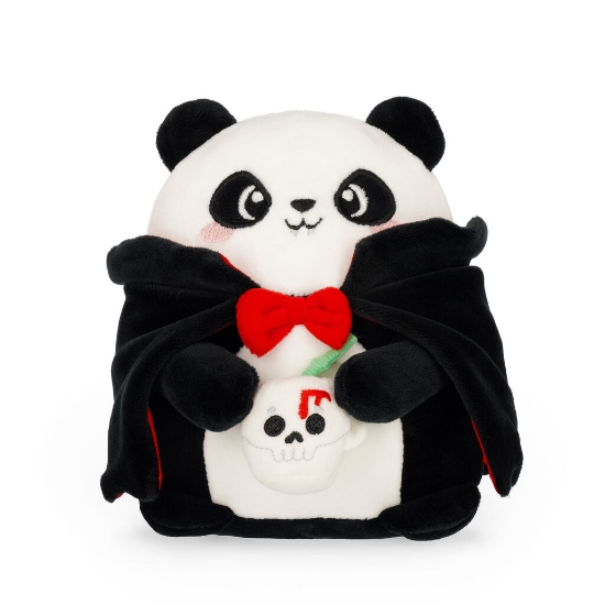 Εικόνα της Λούτρινο Παιχνίδι Panda Vampire "Bam-Boo" Halloween  – Super Soft! – Mini Legami