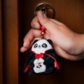 Picture of Mπρελόκ με λούτρινο Panda Vampire "Bam-Boo" Halloween - Super Soft! Legami