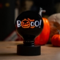 Picture of Lightbulb Shaped Table Lamp Pumpkin Booo Halloween - Bulb Fiction XL Legami