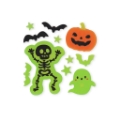 Εικόνα της Set of Gel Window Stickers Gel Gems Small - Windo-Glow 001 Halloween Legami