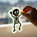 Εικόνα της Set of Gel Window Stickers Gel Gems Small - Windo-Glow 001 Halloween Legami