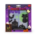 Εικόνα της Set of Gel Window Stickers Gel Gems Small - Windo-Glow 002 Halloween Legami