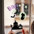 Εικόνα της Set of Gel Window Stickers Gel Gems Small - Windo-Glow 002 Halloween Legami